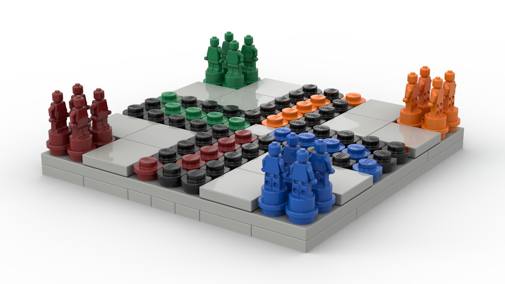 Lego Nano-Scale Ludo Game