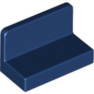 Lego Panel 1 x 2 x 1 [Rounded Corners] / Dark Blue