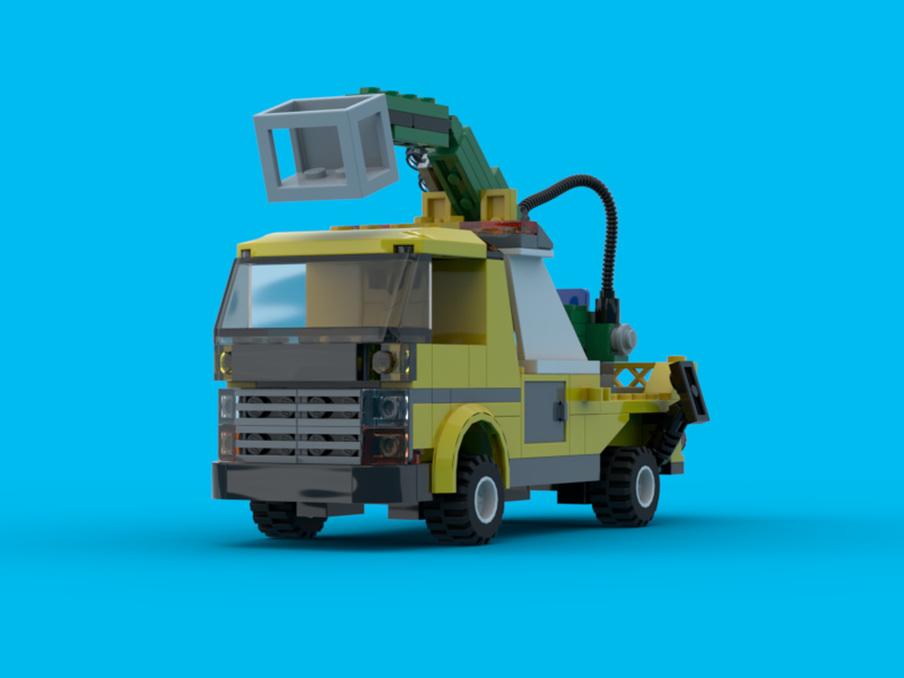 Lego Servicetruck with Liftplatform