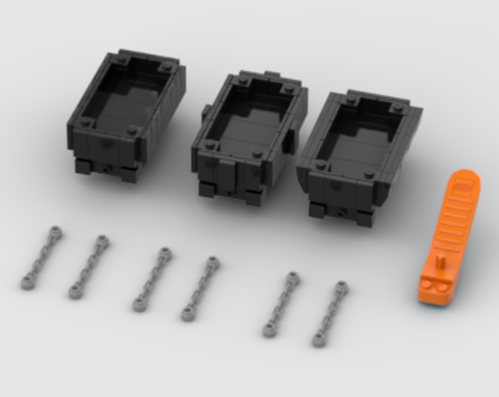 Lego Open Trucks (Black)