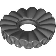 Lego Minifig Neckwear Ruff / Dark Bluish Gray