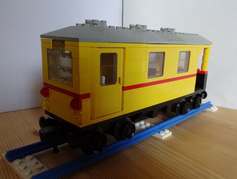 Lego Control car 4axled yellow