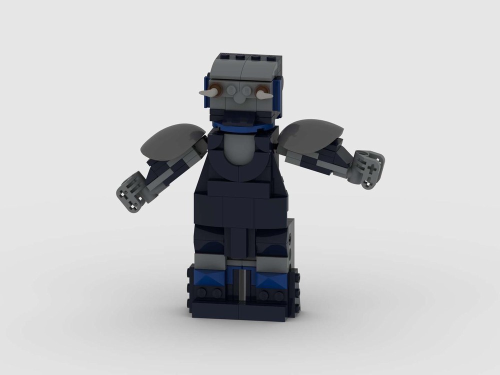 Lego genocidal alien ZSJL bigfig Omegabeams