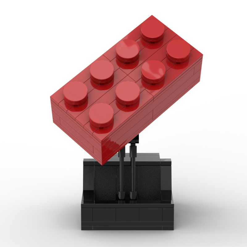 Lego Buildable Red Brick - Base Modification