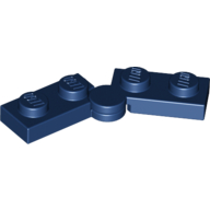 Lego Hinge Plate 1 x 4 Swivel Top / Base - Solid Clip [Complete Assembly] / Dark Blue