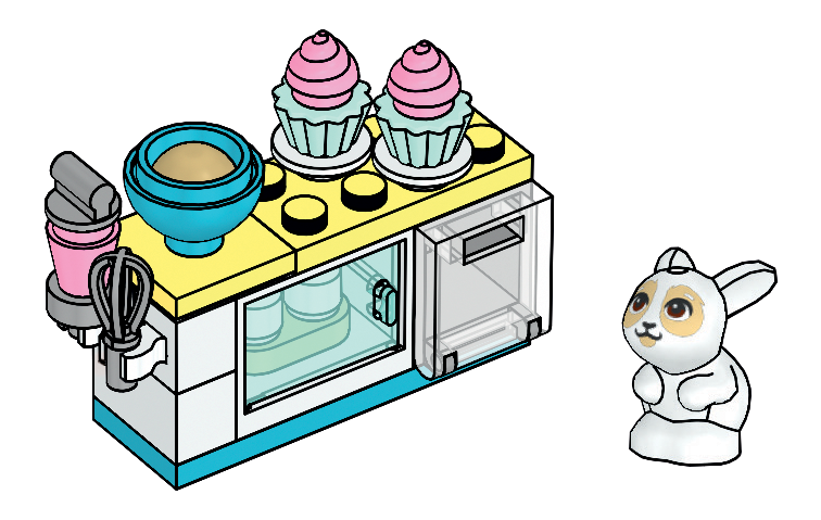 Lego Baking Set and Bunny