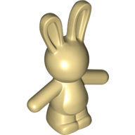 Lego Animal, Rabbit / Bunny [Plain] / Tan