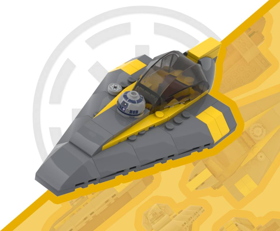 Lego Anakin's Chibi Starfighter