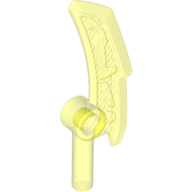 Lego Weapon Blade with Bar (Ninjago Jade Blade) / Trans-Neon Green