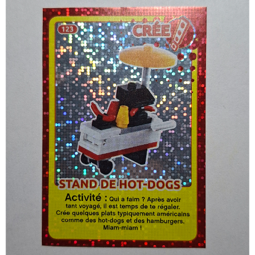 Lego Trading Card for Set TRADINGCARD-12, #123 Print (Foil) / [No Color/Any Color]