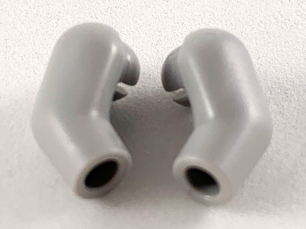 Lego Arm, (Matching Left and Right) Pair / Light Bluish Gray