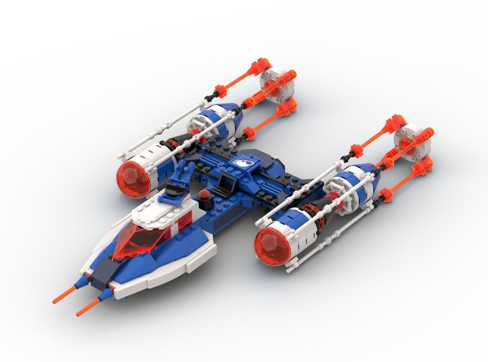 Lego Ice Planet 2002 Y-shaped Starfighter