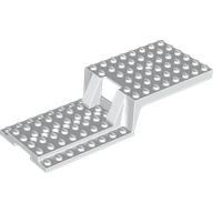 Lego Vehicle Base, Trailer Half 6 x 16 x 2 2/3 / White
