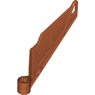 Lego Large Figure Wing, Small / Dark Orange