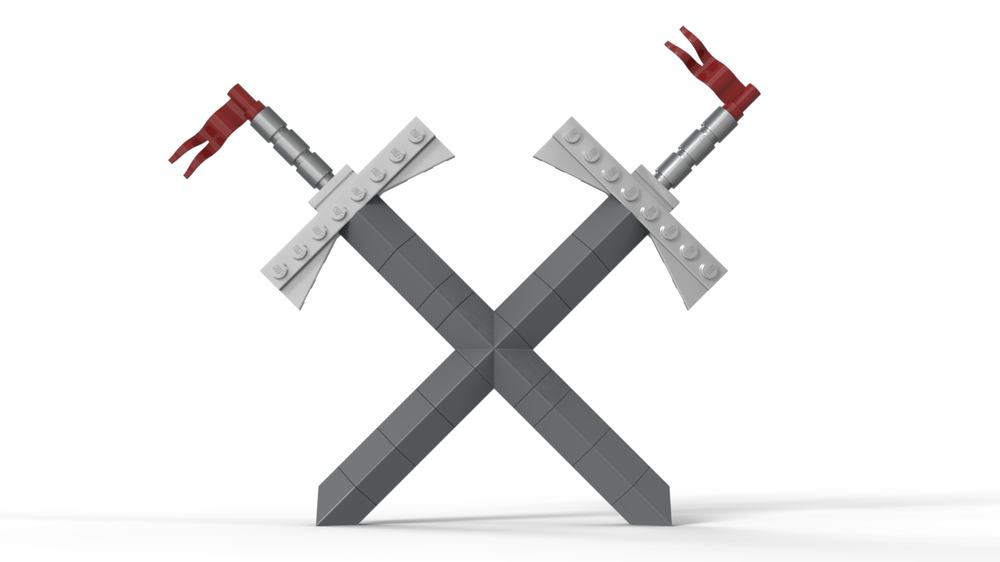 Lego Crossed Swords