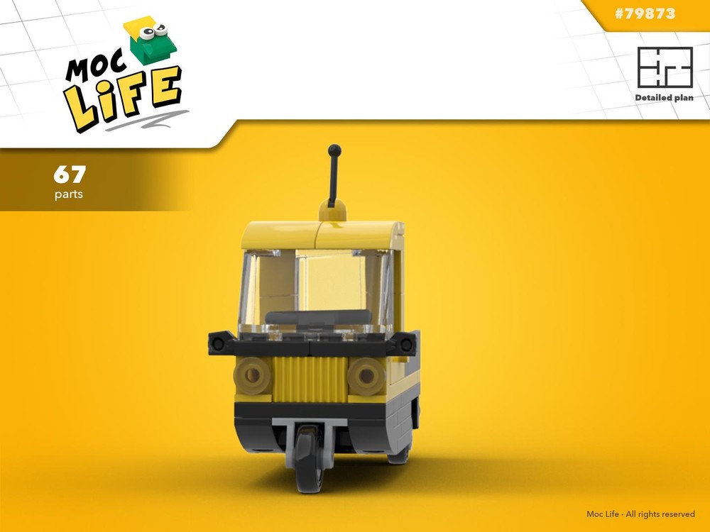 Lego 3 wheels scooter