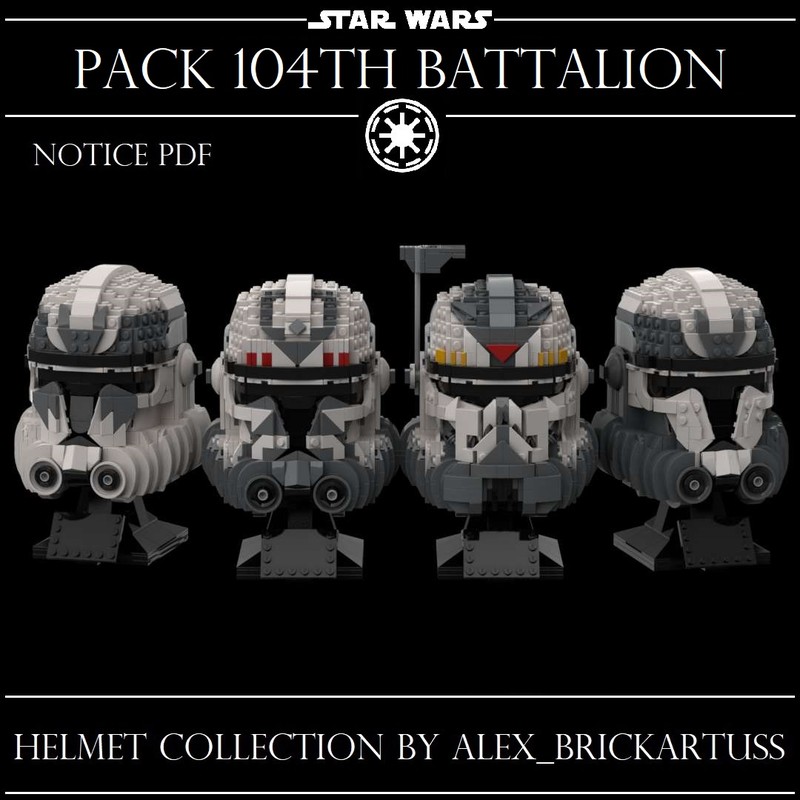 Lego Pack Helmet 104th Battalion