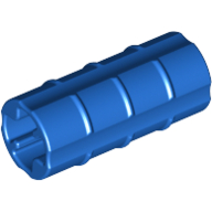Lego Technic Axle Connector Ridged [with x Hole x Orientation] / Blue