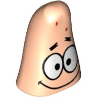 Lego Minifig Head Special, Starfish with Eyes and Smile Print (Patrick)