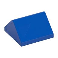 Lego Brick Sloped 45° 2 x 2 Double / Blue