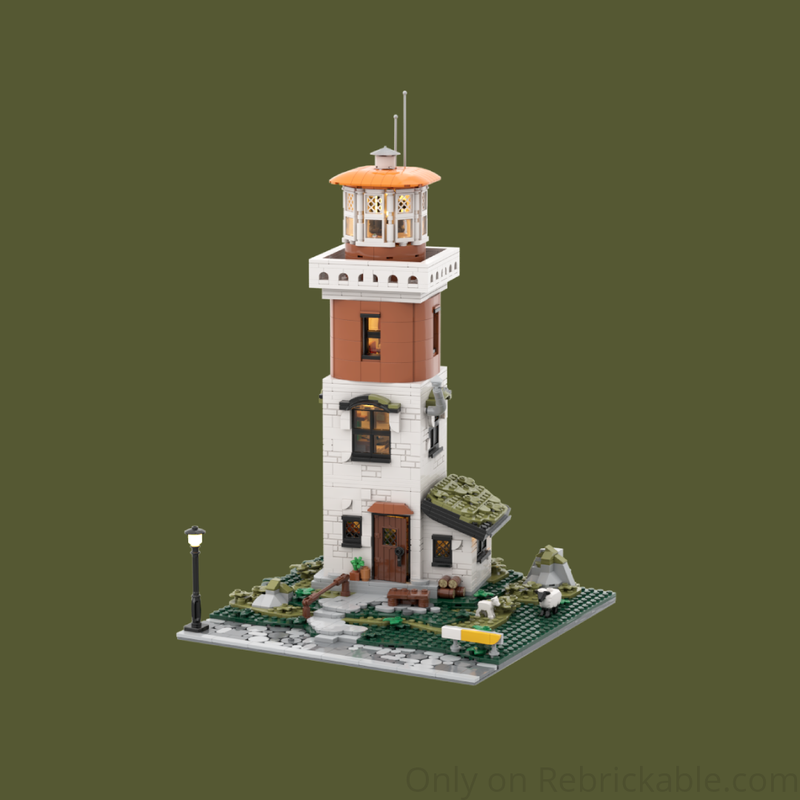 Lego Icelandic Lighthouse