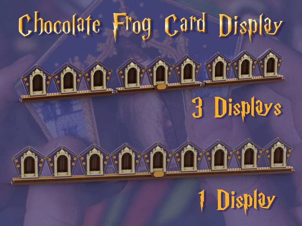 Lego Chocolate Frog Cards Display