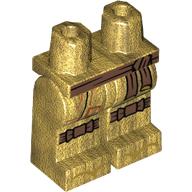 Lego Hips and Pearl Gold Legs with Copper Sash Knee Pads print / Pearl Gold