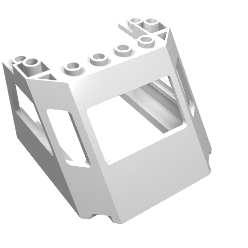 Lego Train Front Sloping Top / White