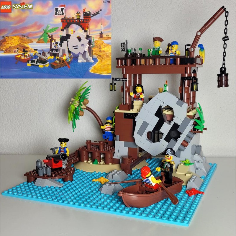 Lego 6279 Skull Island rebuilt from 21322