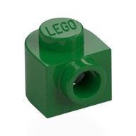 Lego Plate 1 x 1 x 2/3 Half Round with Side Stud / Green