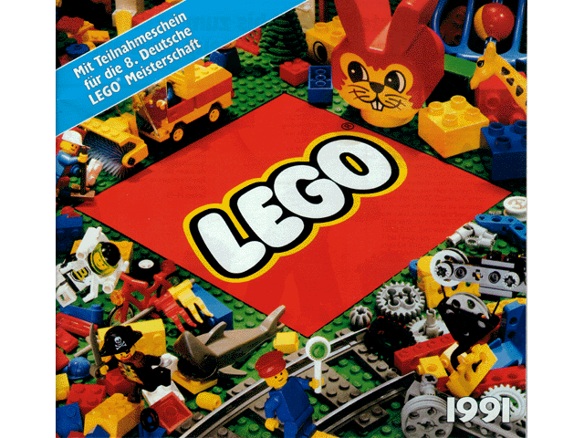 Lego 1991 Large German (Mit Teilnahmeschein für die 8. Deutsche LEGO Meisterschaft - 921640-D)