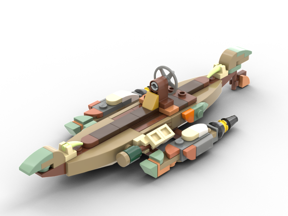 Lego Quen canoe