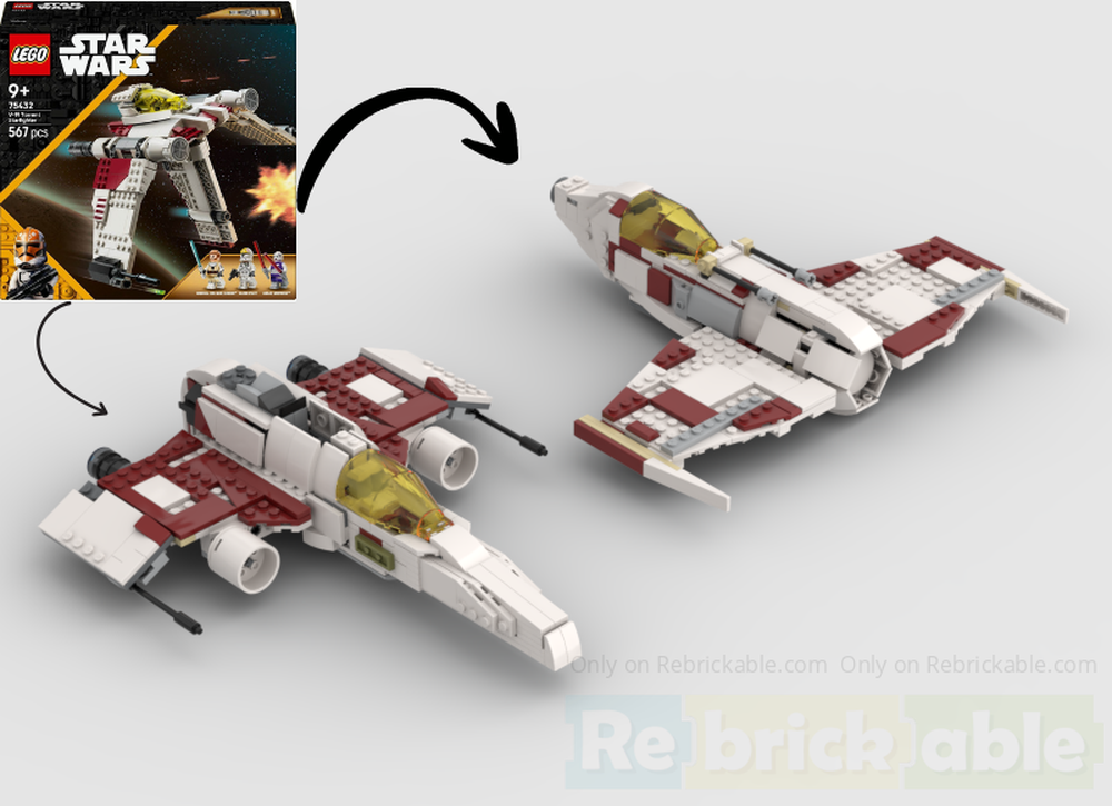 Lego 75432 Bundle E-Wing and Shin Hati's starfighter