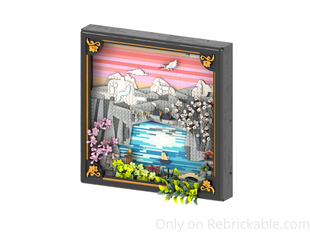 Lego 31218 Japanese Cherry Blossom Landscape Alternative Build