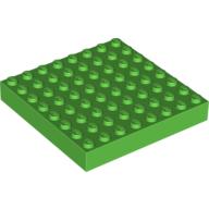 Lego Brick 8 x 8 / Bright Green