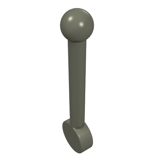 Lego Lever Small / Dark Gray