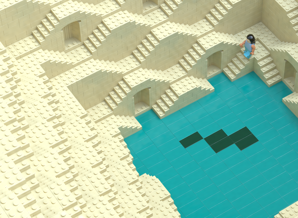 Lego stepwell