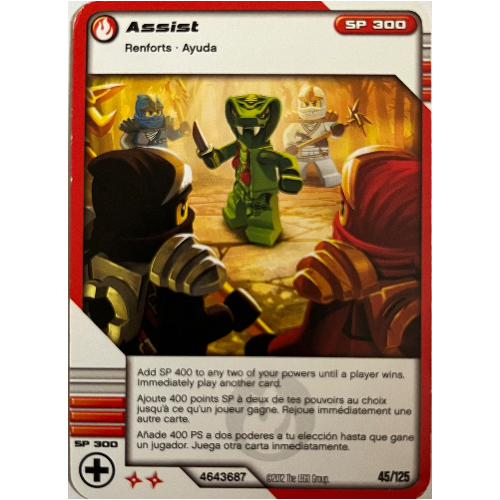 Lego Trading Card, Ninjago Deck #2: 45 - Assist - North American Version
