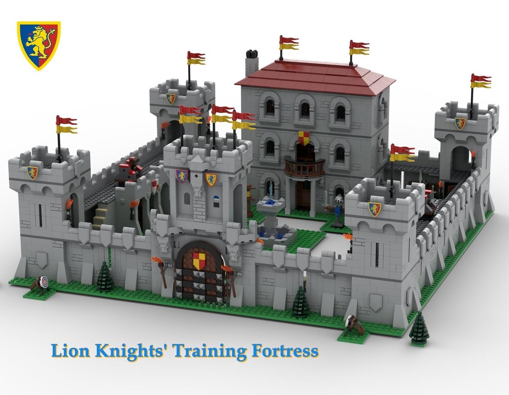 Lego Lion Knights' Training Fortress