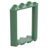 Lego Door Frame 4 x 4 x 6 Corner / Sand Green