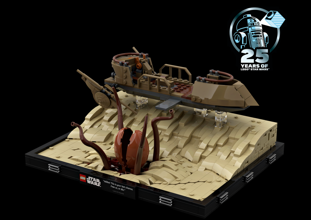 Lego Desert Skiff Diorama
