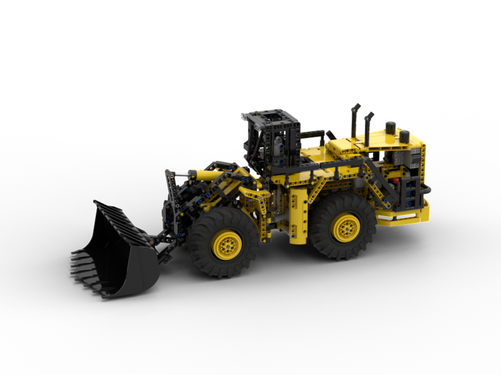 Lego RC pneumatic wheel loader