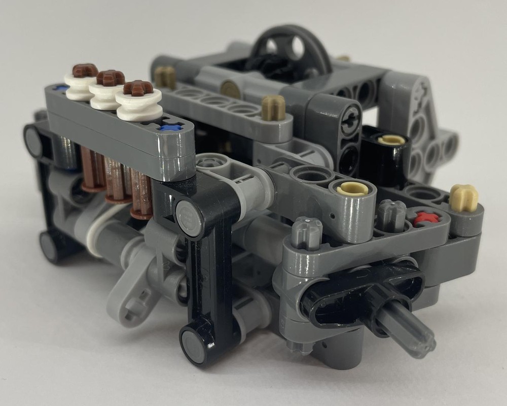 Lego 3-cylinder front axle