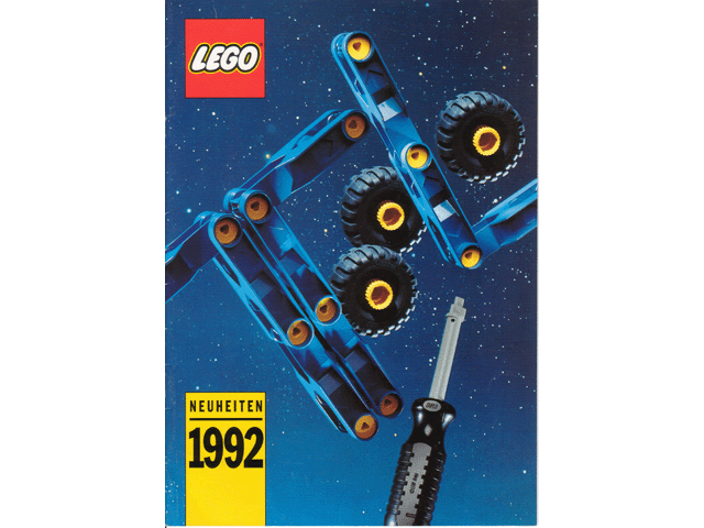 Lego 1992 Dealer Large German 24 page, 'Novelties' (922220-D)