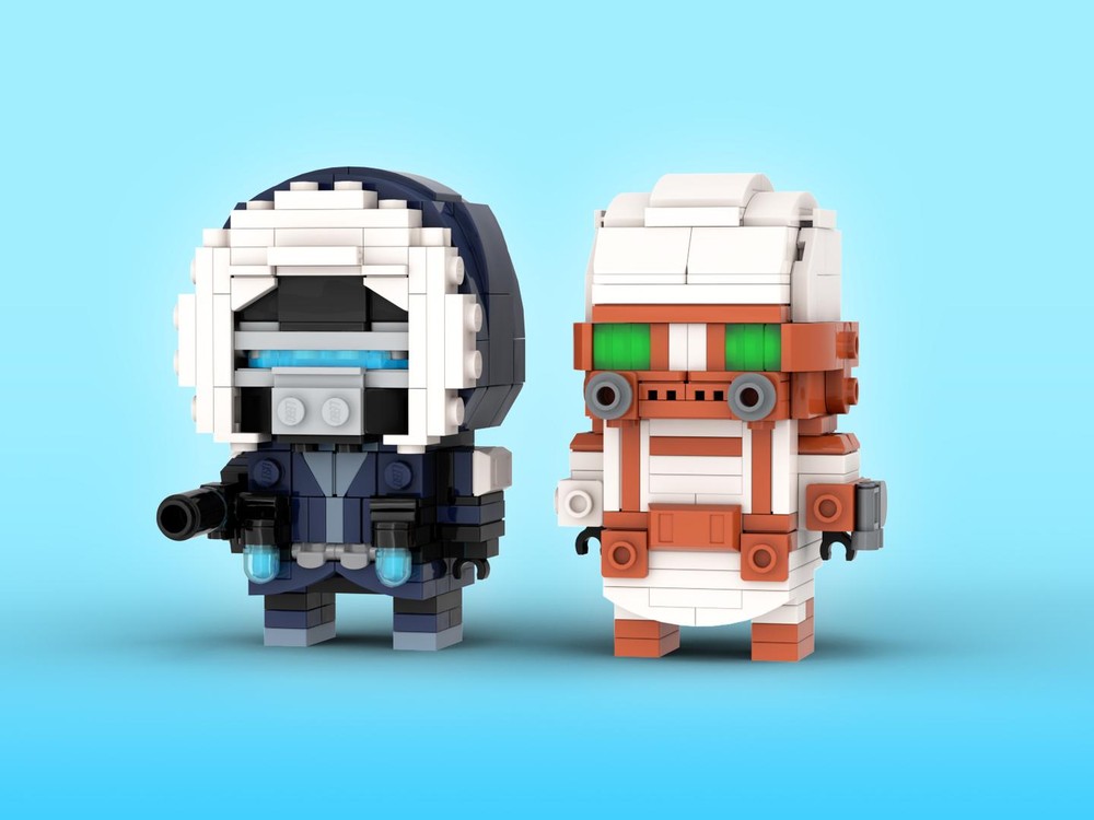 Lego Captain Cold & Heatwave Brickheadz LEGO MOC - DC