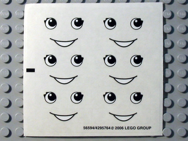 Lego Sticker Sheet for Set 5475-1