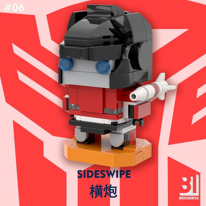 Lego MOC - Brickheadz SIDESWIPE