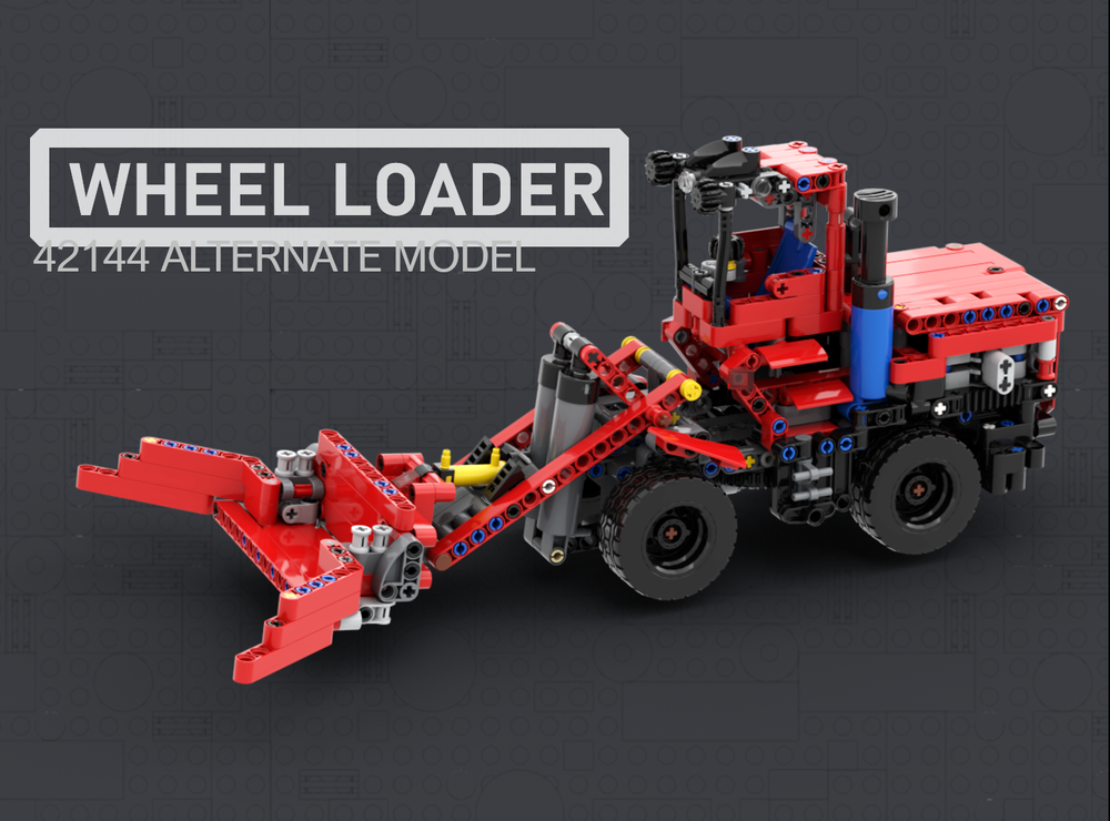 Lego 42144 B-model WHEEL LOADER