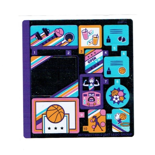 Lego Sticker Sheet for Set 41312-1