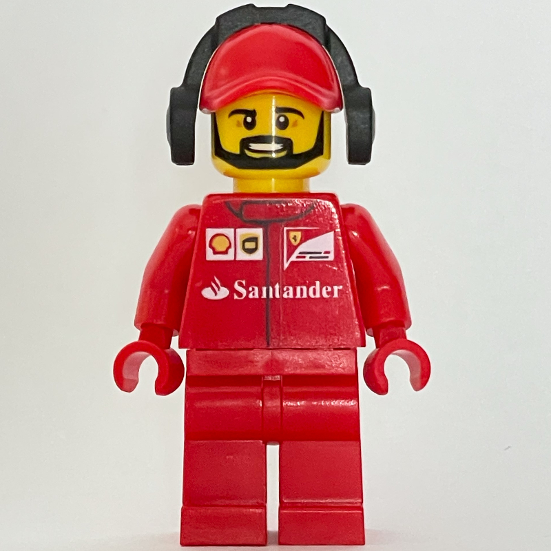 Lego Crew Member Ferrari, Beard